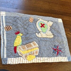 Pottery Barn Kids Treasure Trove Pirate Ship Standard Pillow Sham